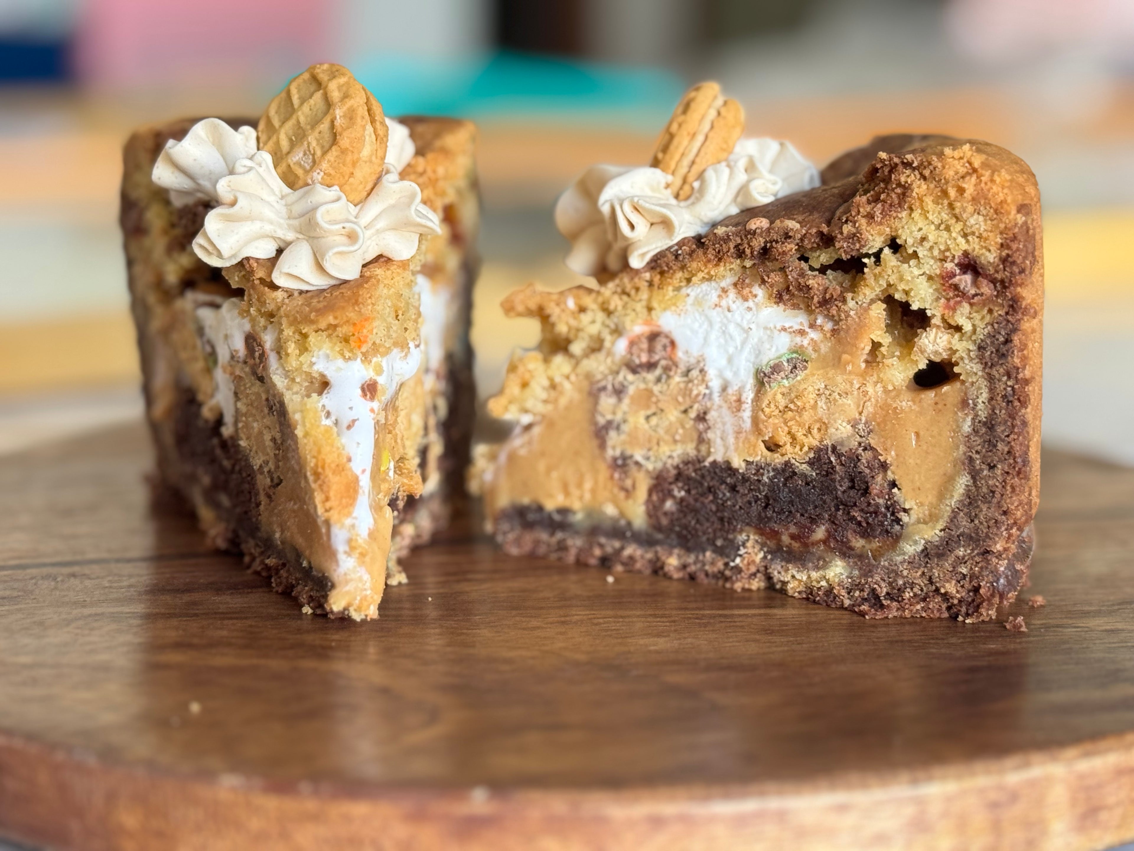 PB Chocolate Bliss Cookie Pie