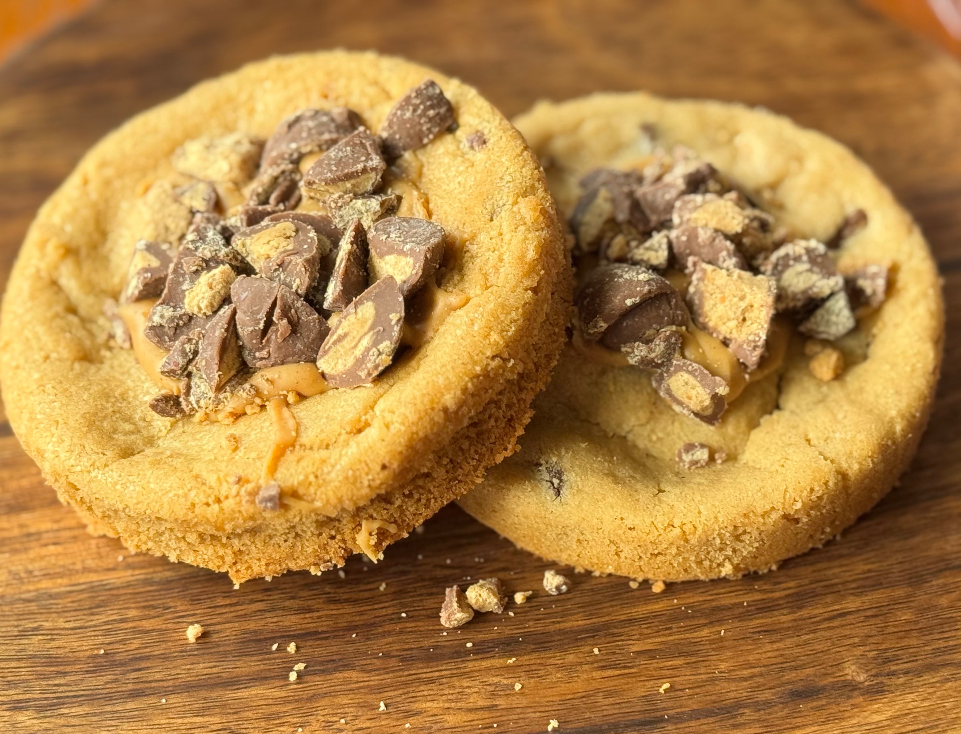 Double Peanut Butter Cup Deep Dish Cookie