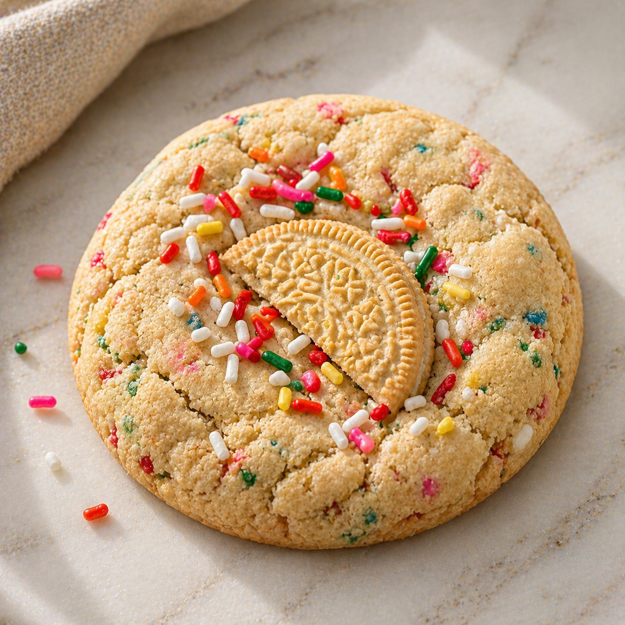 Golden Confetti Deep Dish Cookie